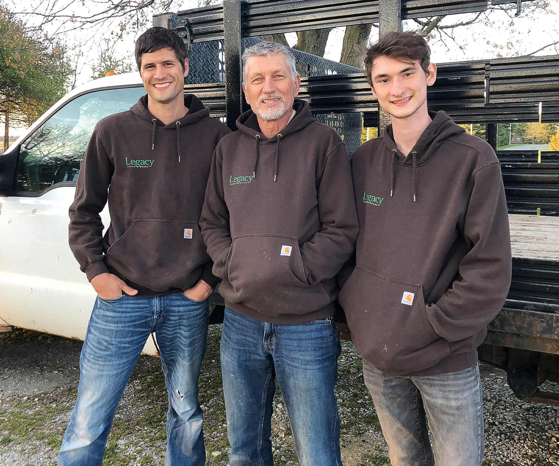 Team at Legacy Fence & Decks in northern Indiana